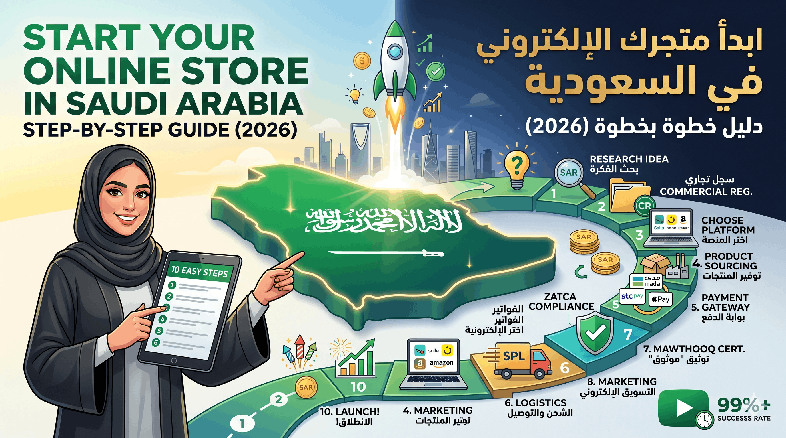 How to Start an Online Store in Saudi Arabia: A Step-by-Step Guide