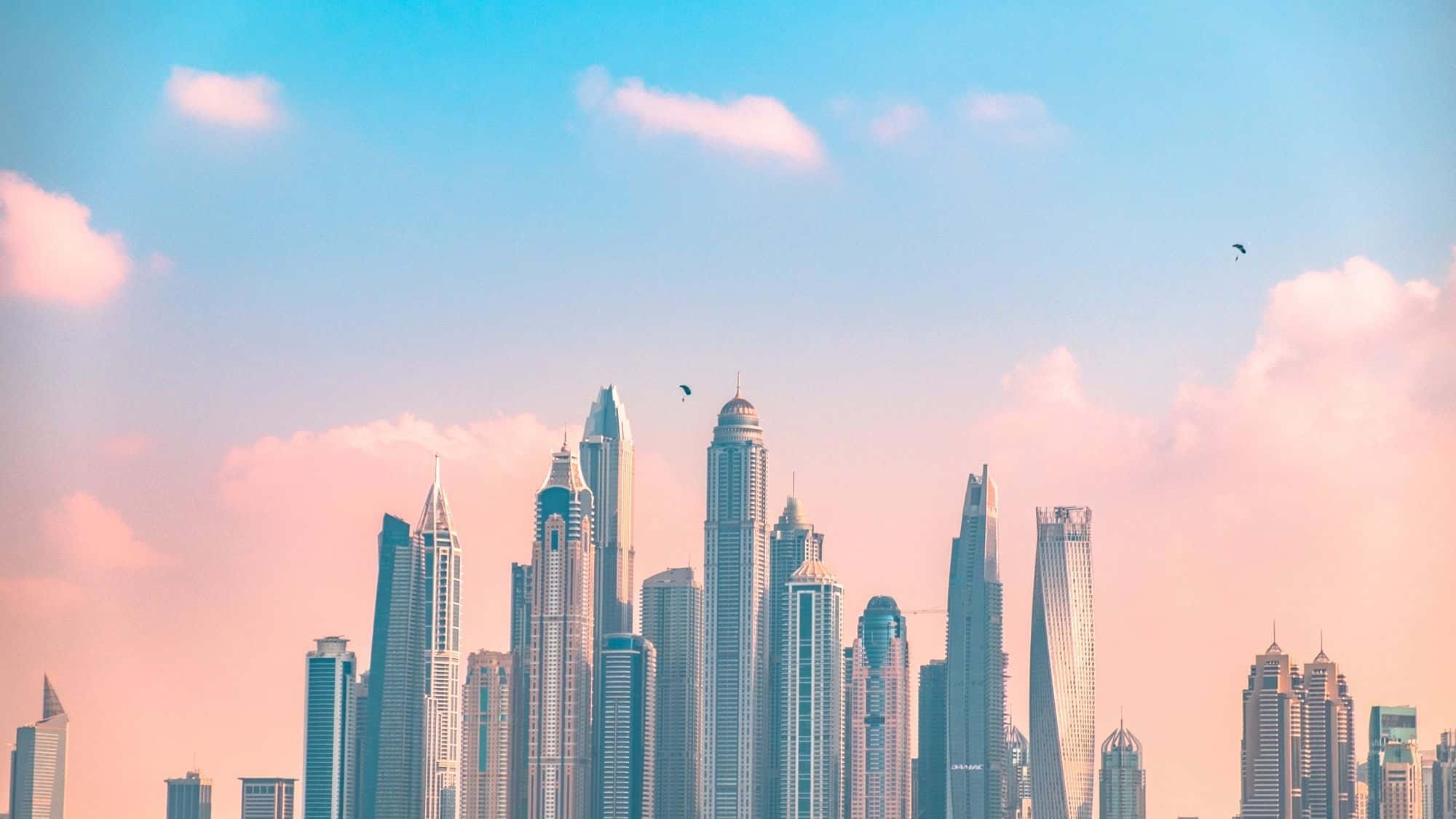 Dubai Marina skyline for a web design partner guide