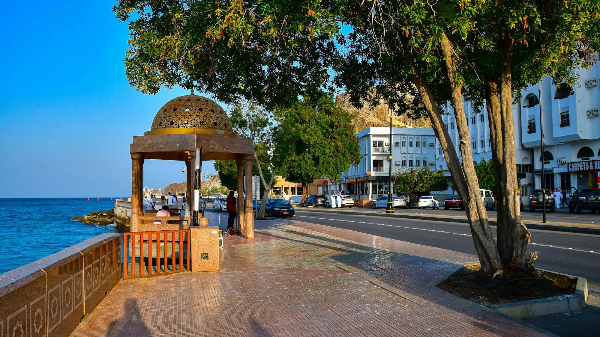 Muscat waterfront representing Arabic website visibility on Google