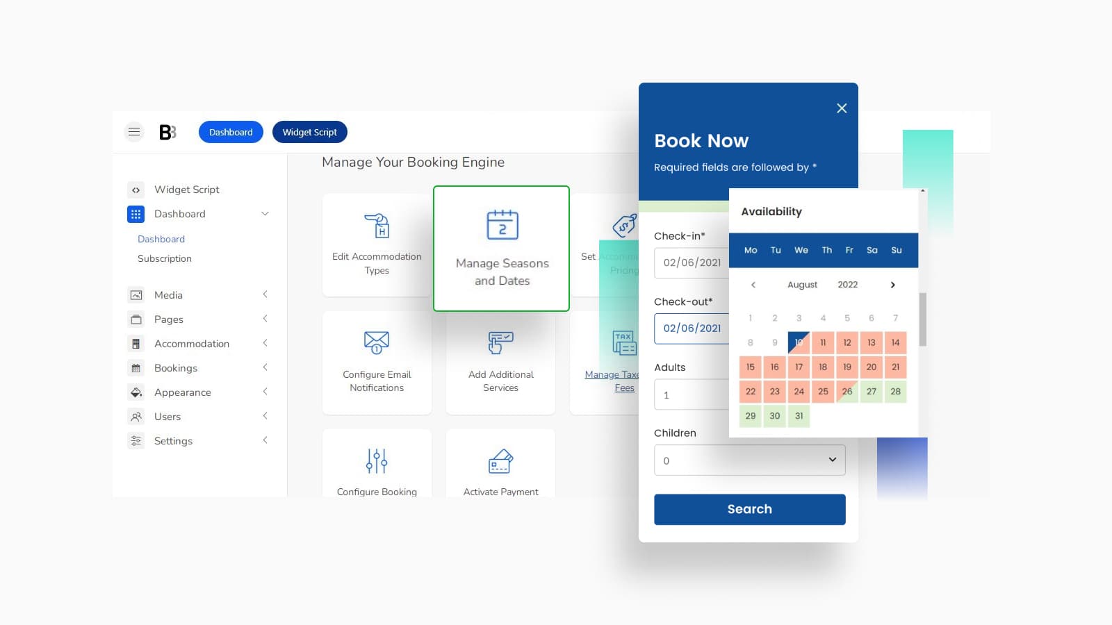 Booking Platforms visual preview