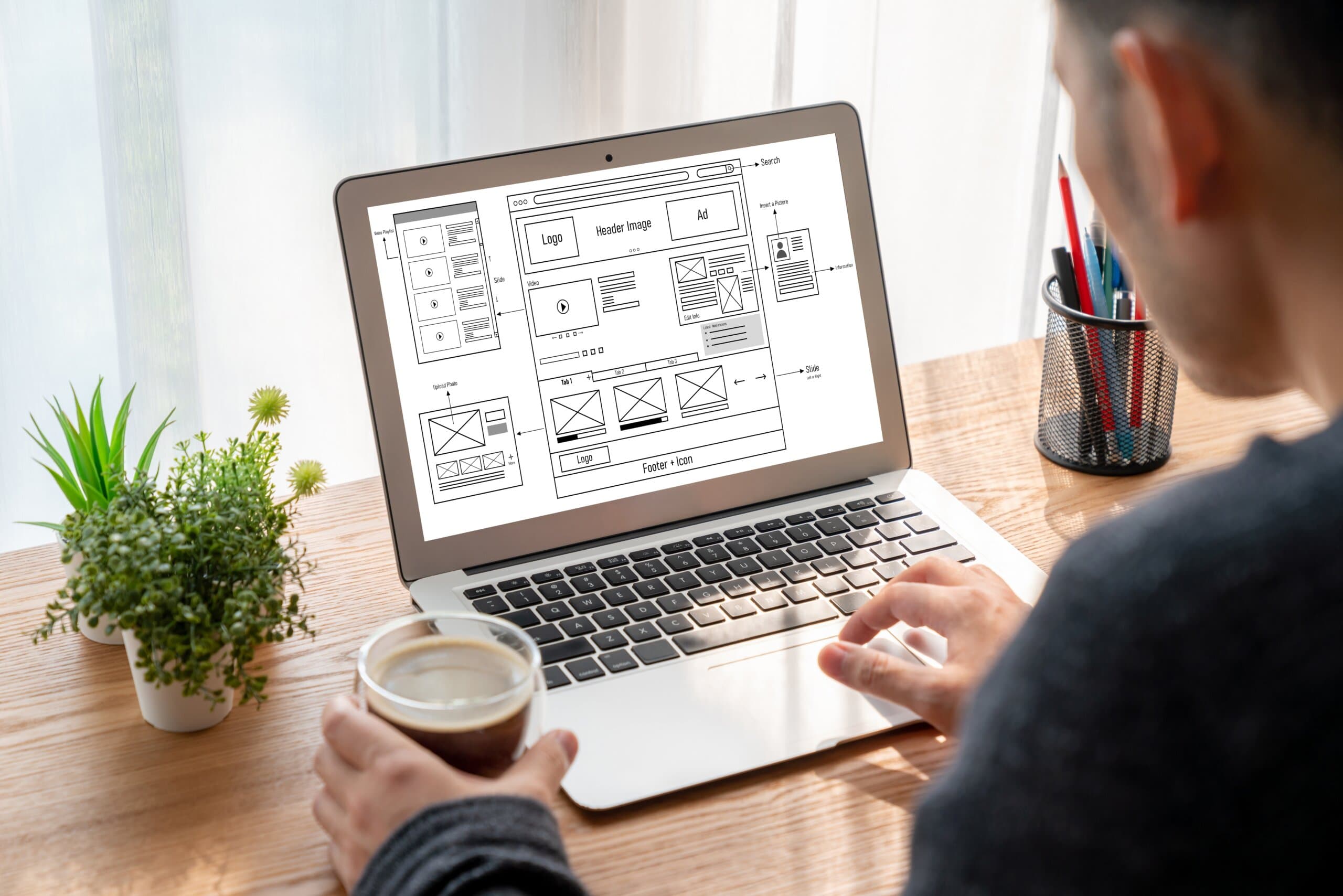 Brand identity and interface design showcase