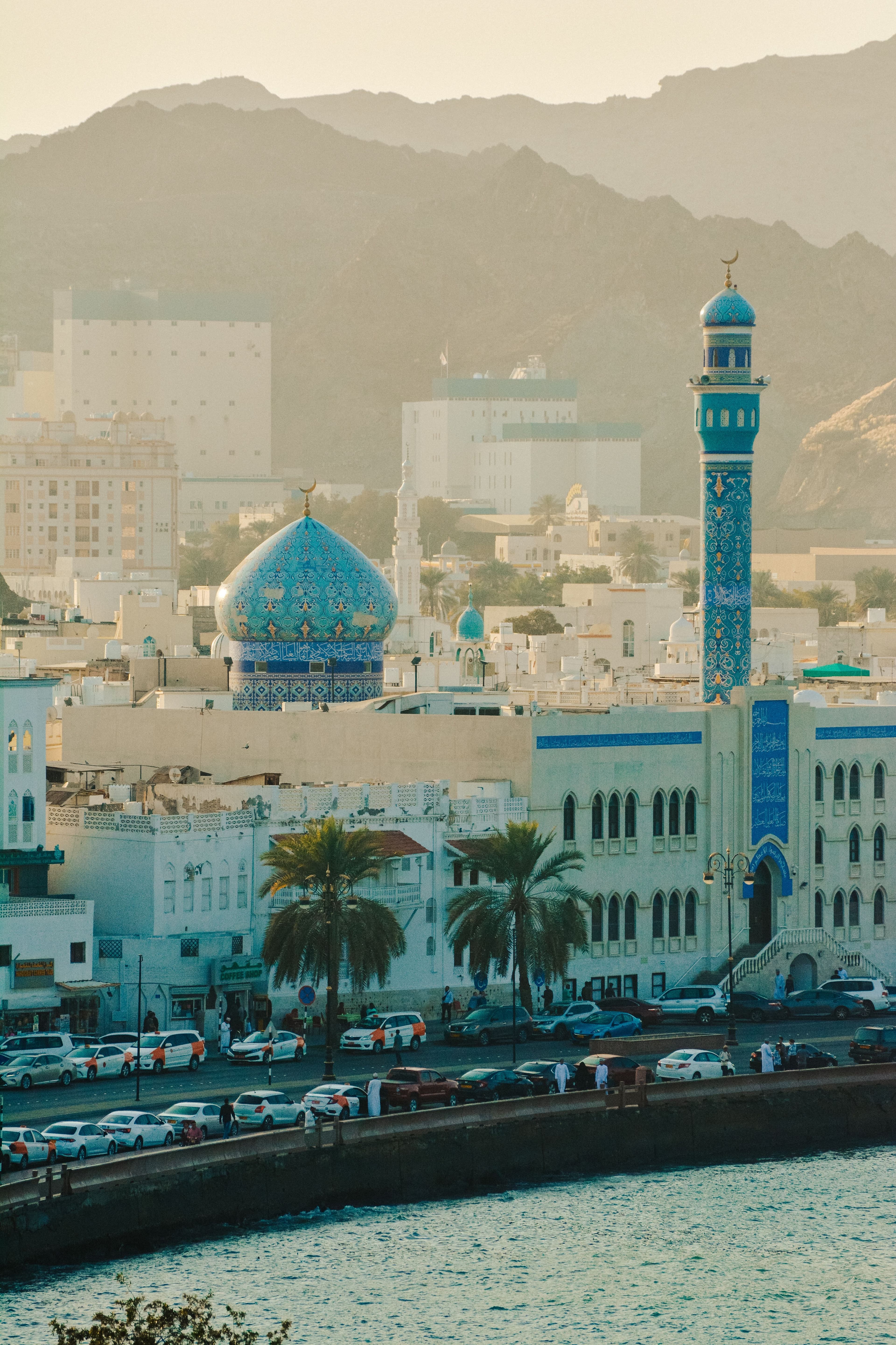Muscat city and mountain view for choosing a local web design company