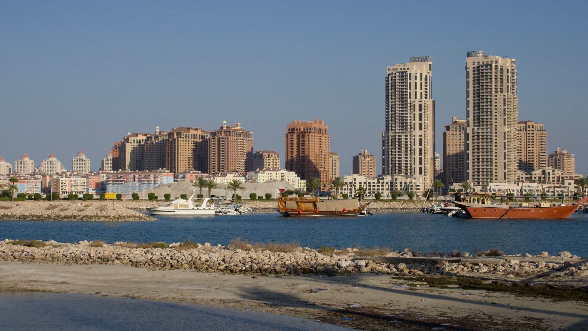 Doha waterfront representing data governance across Gulf businesses