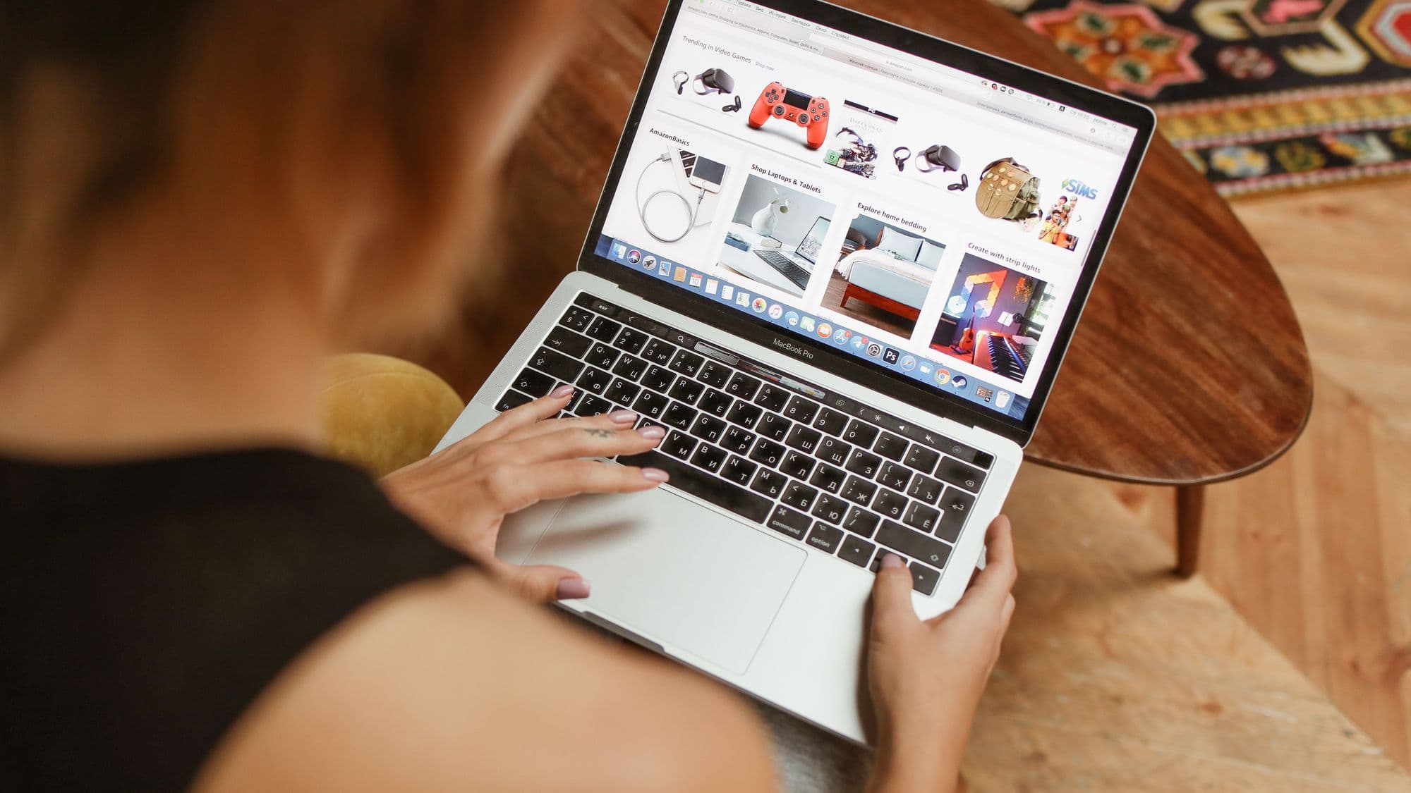 A shopper using an online store whose experience must be included in the budget