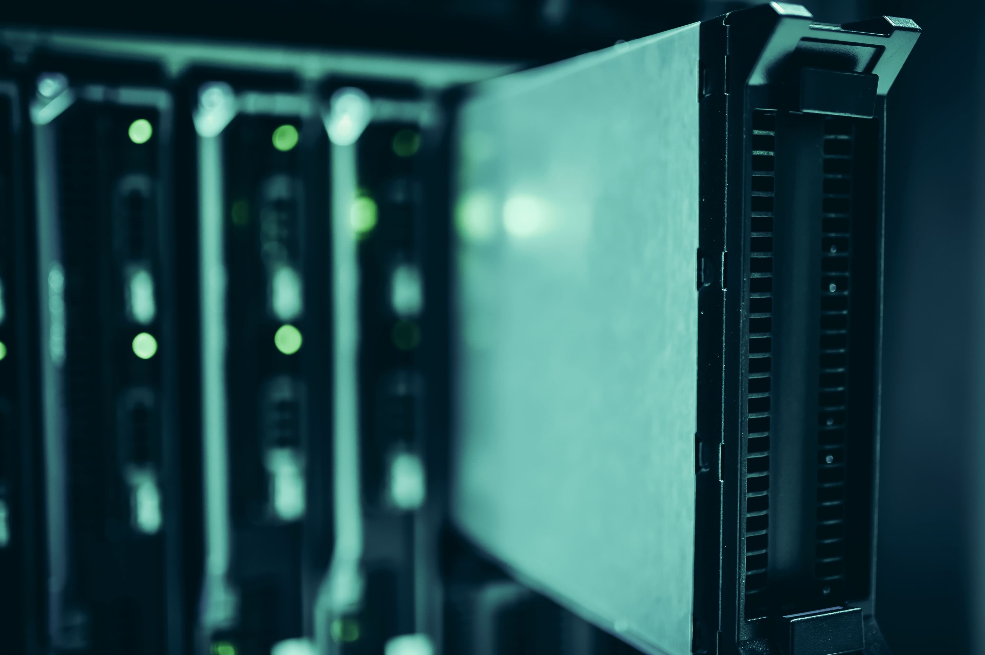 Data centre servers hosting an e-commerce store during peak demand