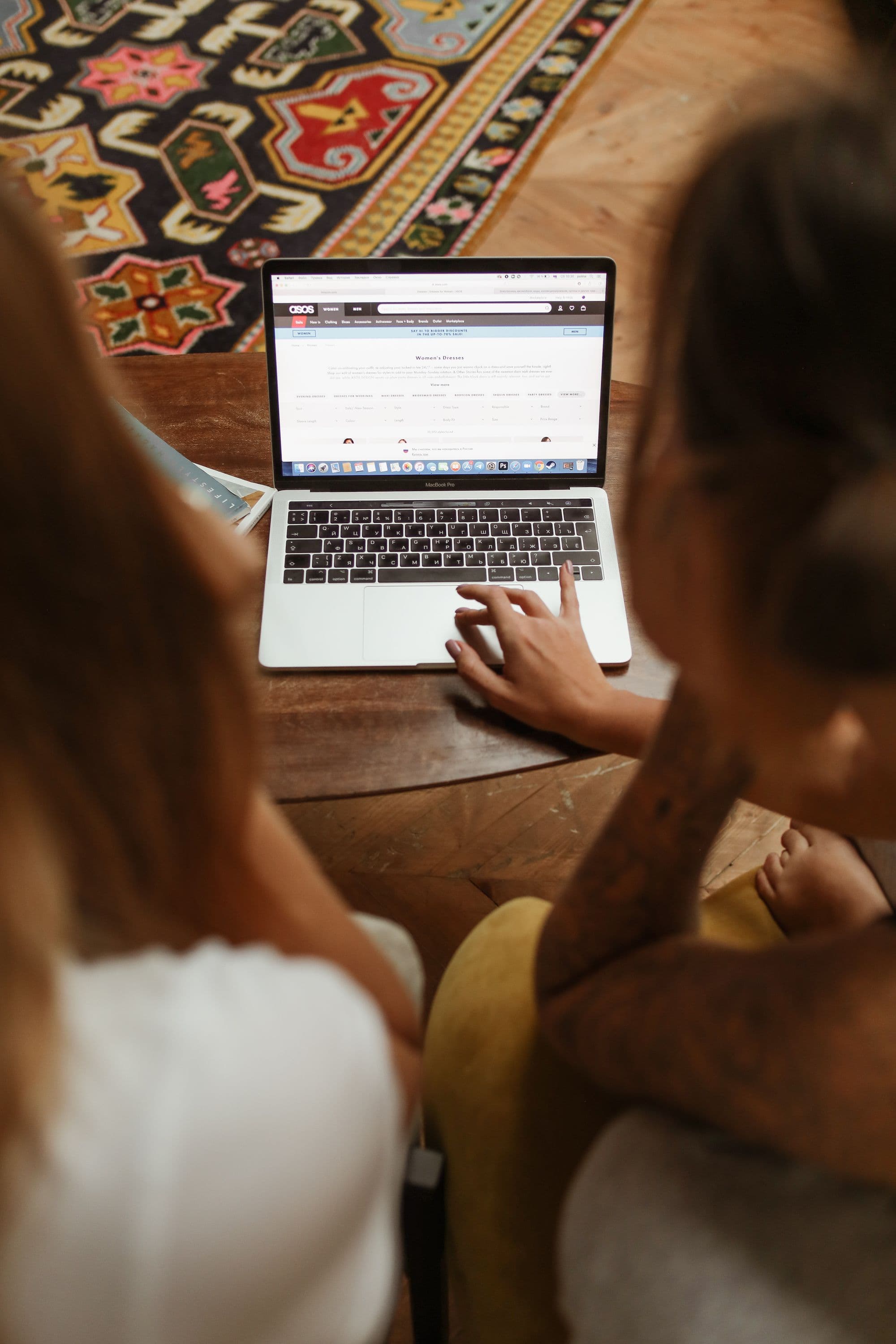 Reviewing online store details and policies before verification
