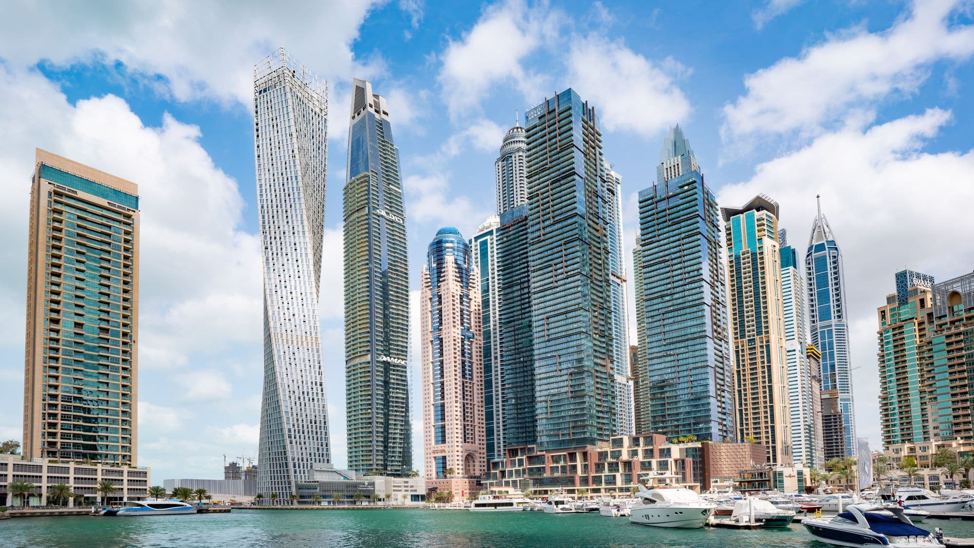 Dubai Marina skyline for a guide to Odoo customization cost in the Gulf