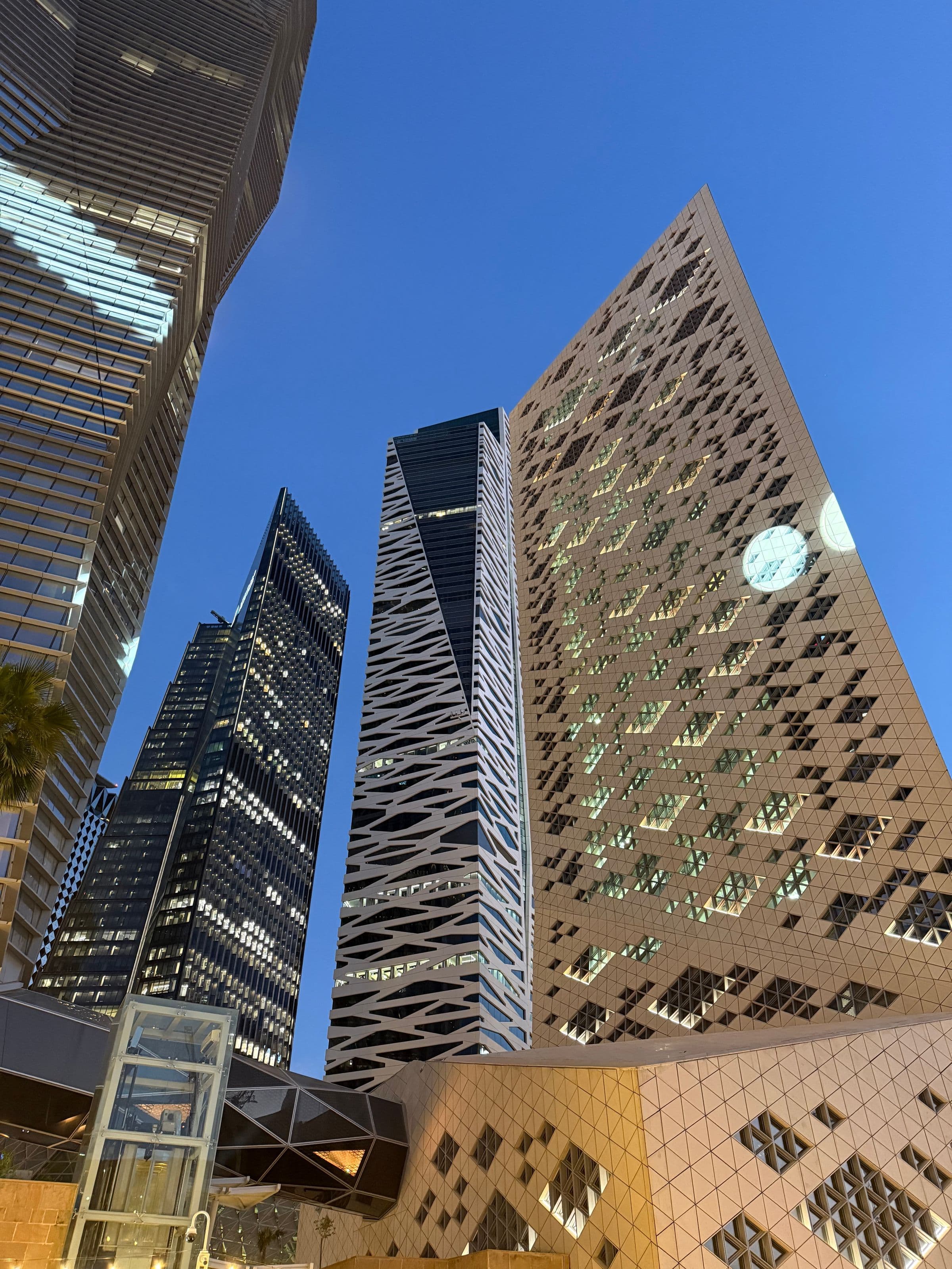 Modern Riyadh architecture representing custom digital platforms