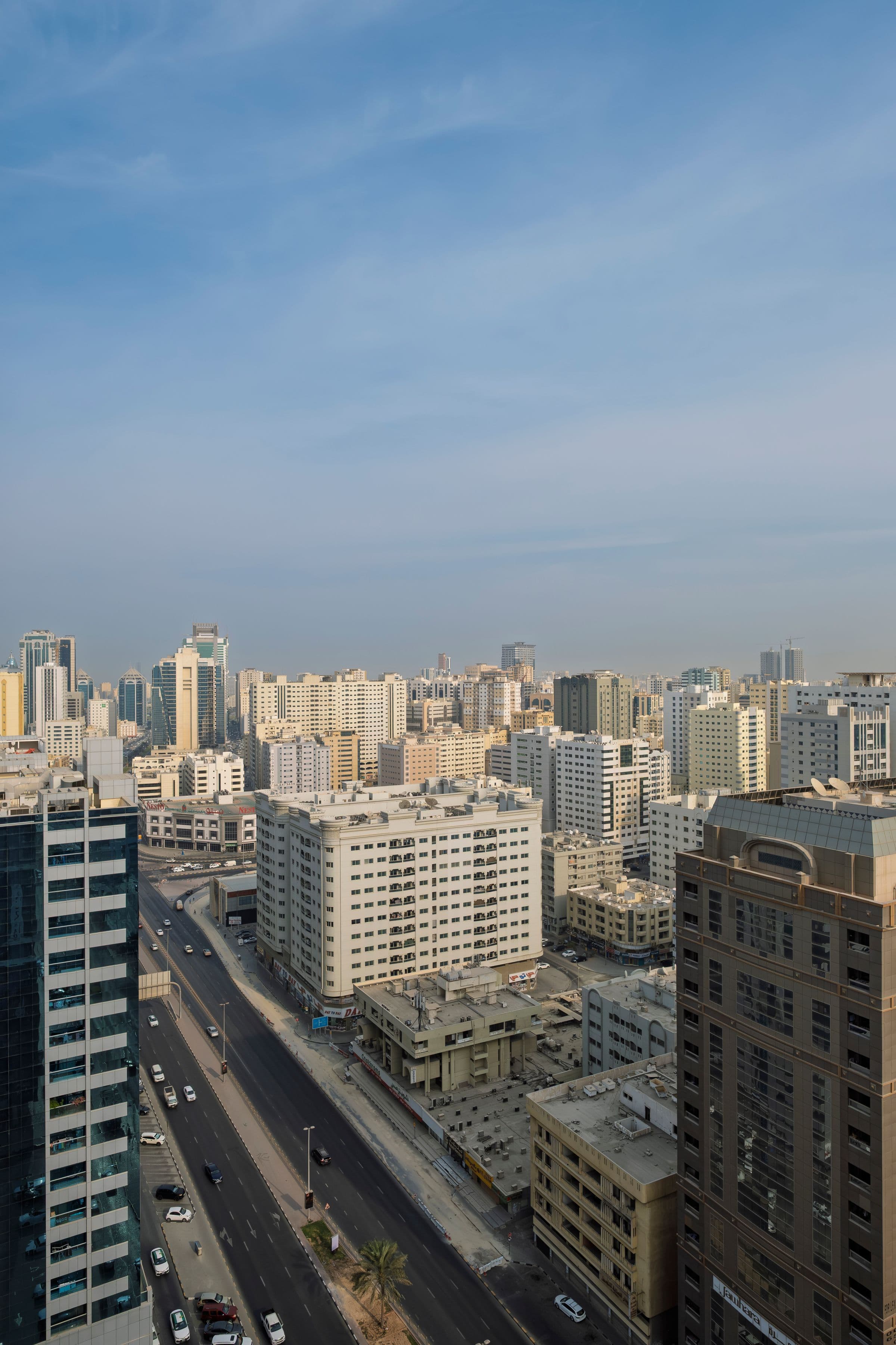 Sharjah skyline illustrating differences across UAE web design markets