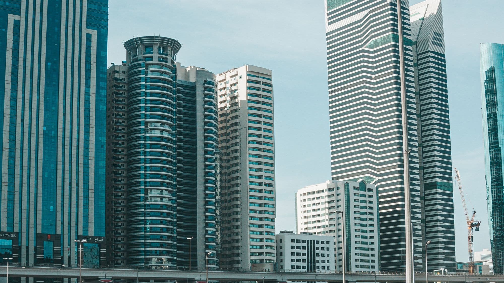 Modern Dubai business district for a weak website diagnostic guide